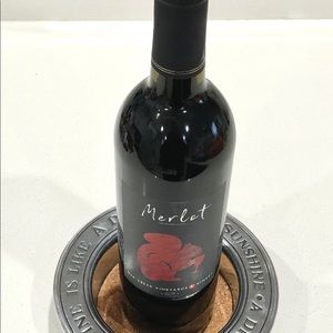 Vintage Armetale Pewter Wine Cooling Holder Coaster